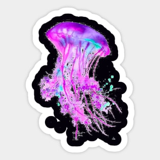 Bright Jellyfish Sticker